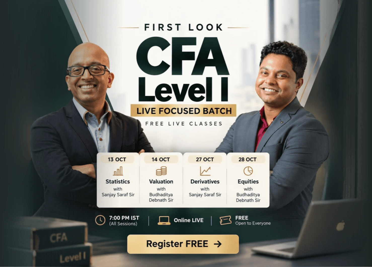 FIRST LOOK: CFA Level I Live Focused Batch